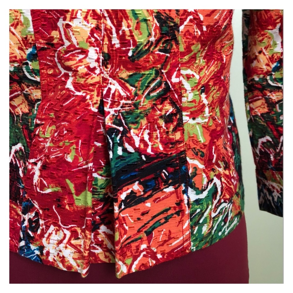 Chico’s silk/cotton blend shirt/jacket - Picture 7 of 8